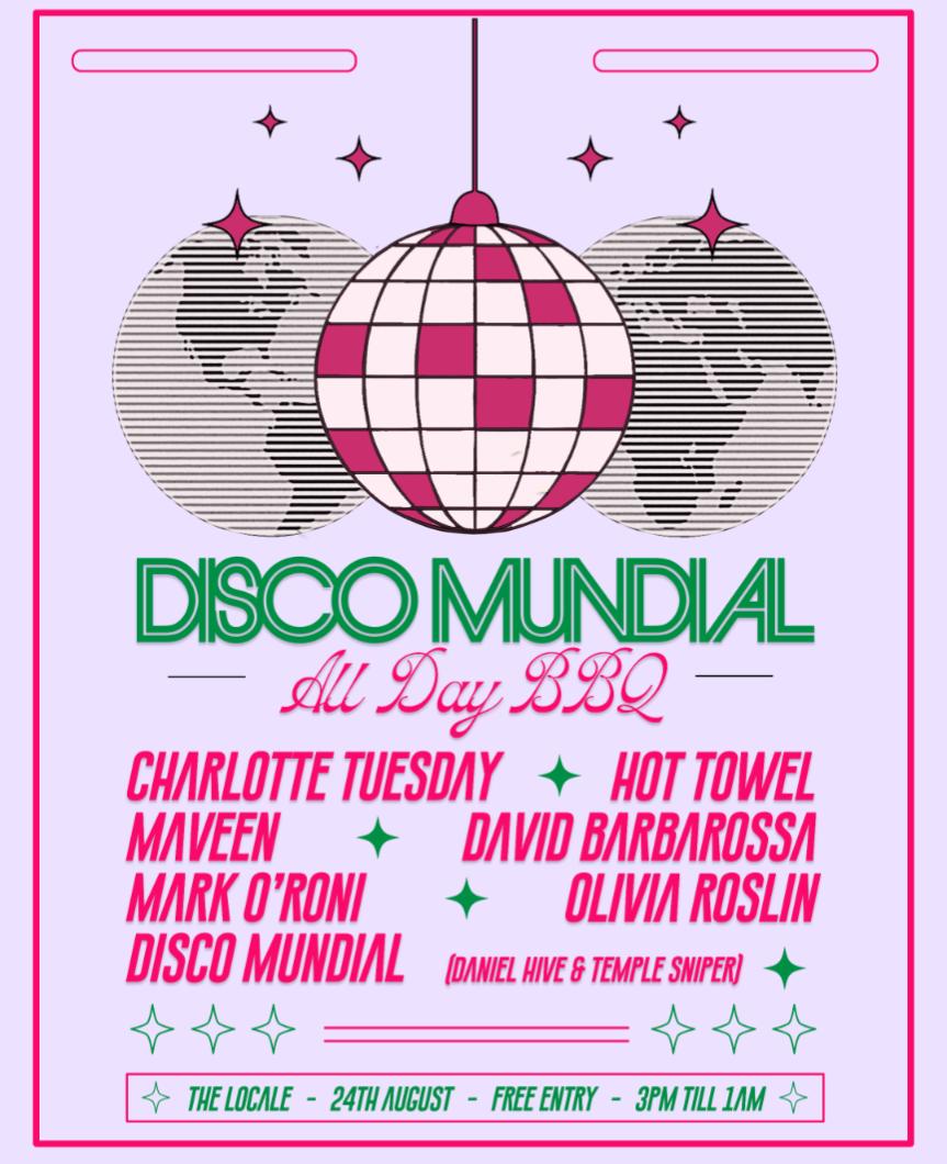 Disco Mundial Bbq All Dayer