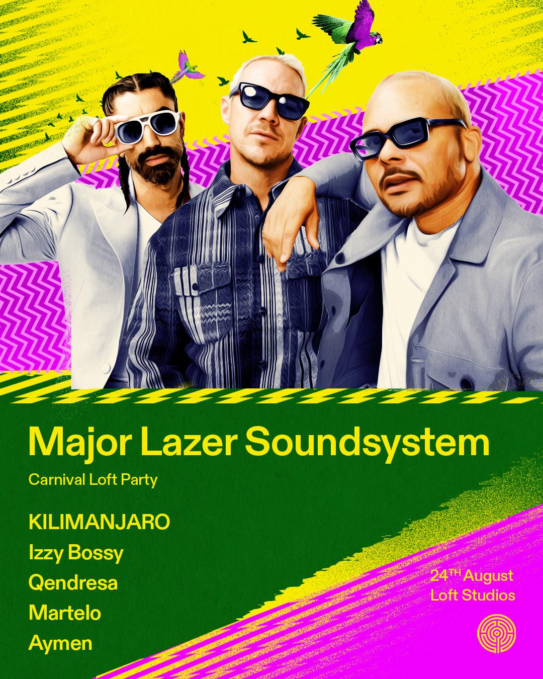 Major Lazer Soundsystem Carnival Loft Party