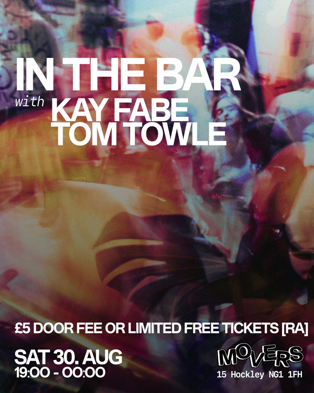 In The Bar: Kay Fabe & Tom Towle