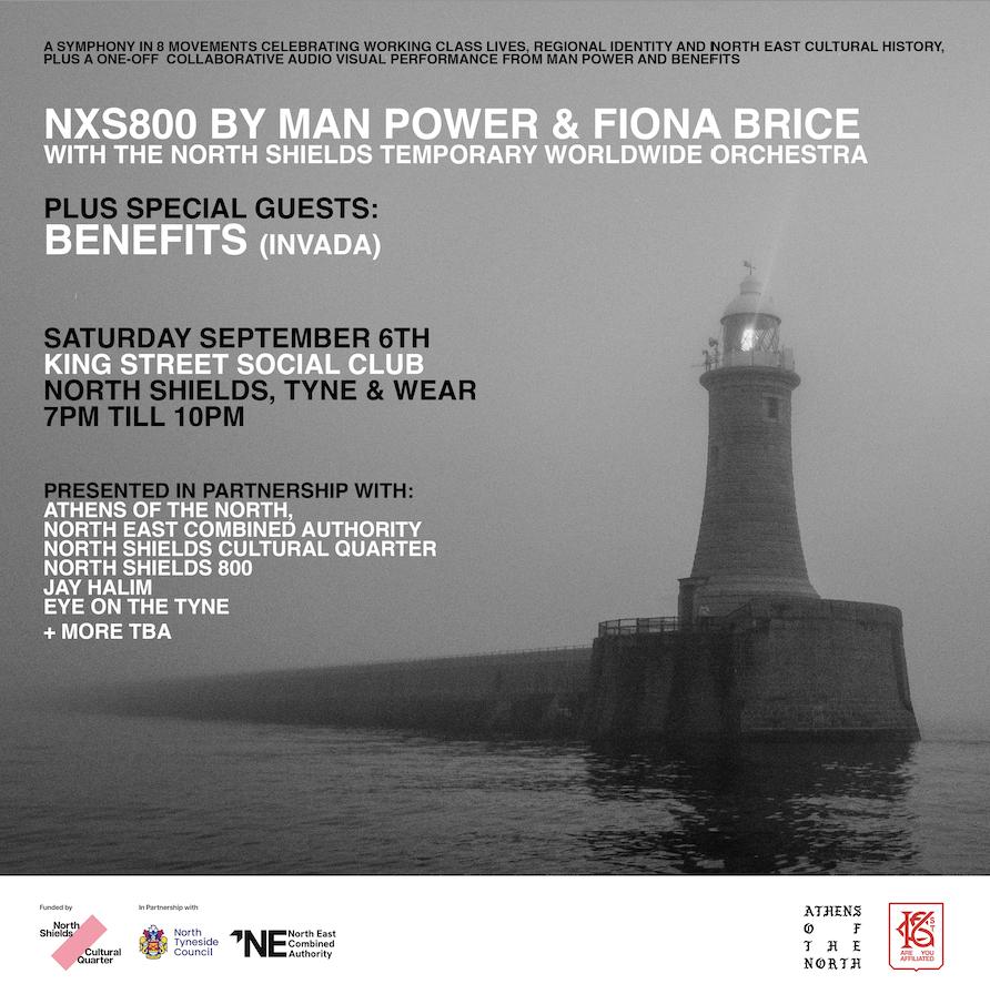 Man Power, Fiona Brice & The North Shields Worldwide Orchestra. With Special Guests 'Benefits'