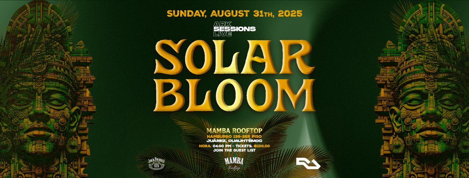 Arksessions Live Present. Solar Bloom