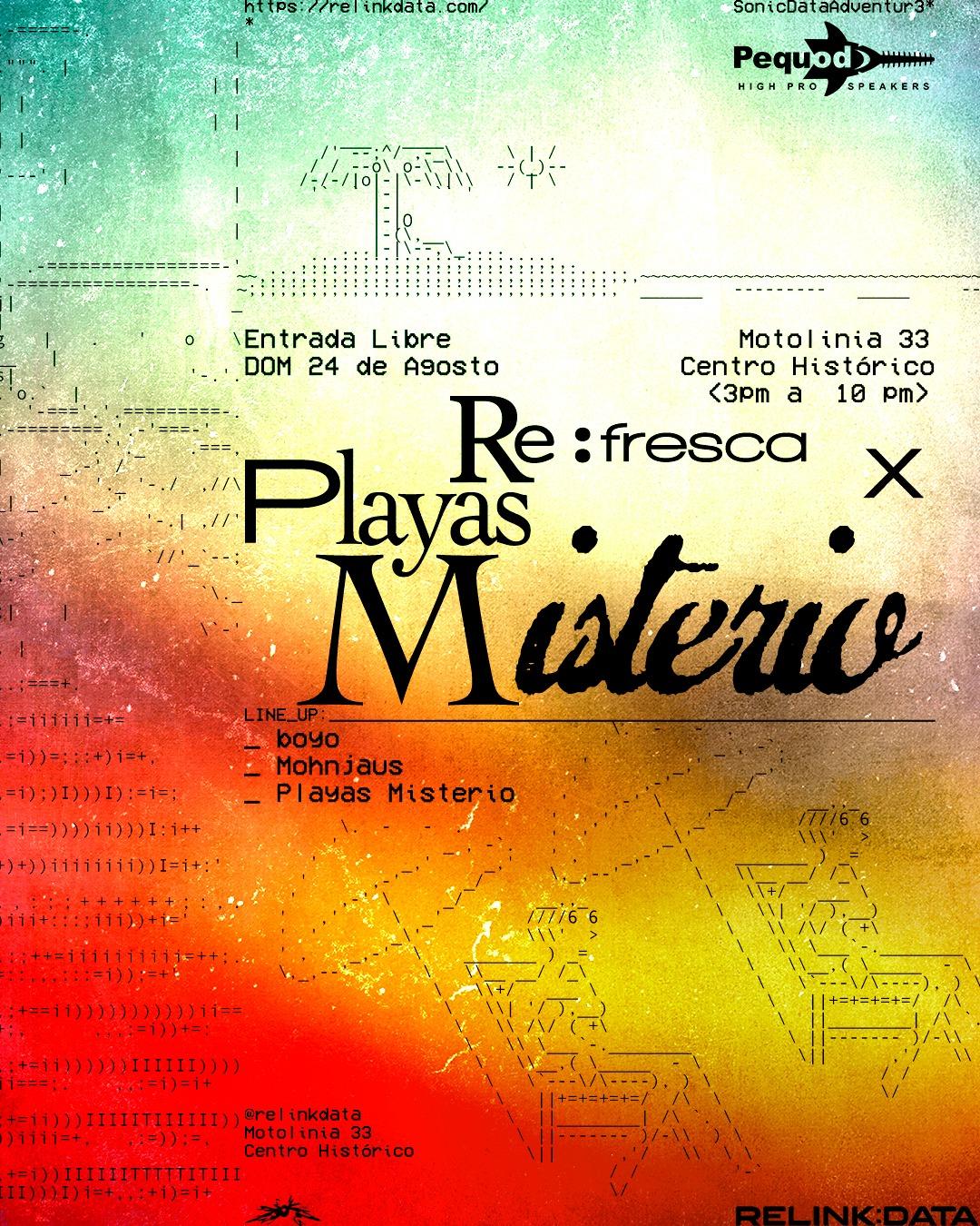 Re:Fresca #16 - Playas Misterio X Relink:Data