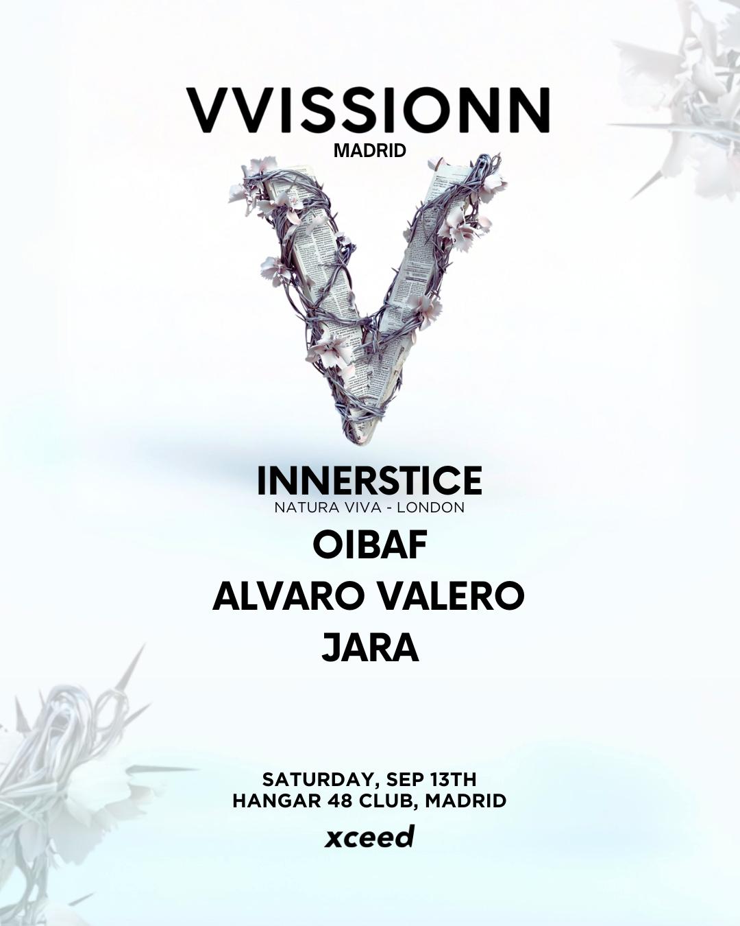 Vvissionn: Innerstice, Oibaf, Alvaro Valero, Jara
