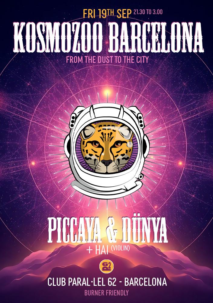 Kosmozoo Barcelona Party - From The Dust To The City