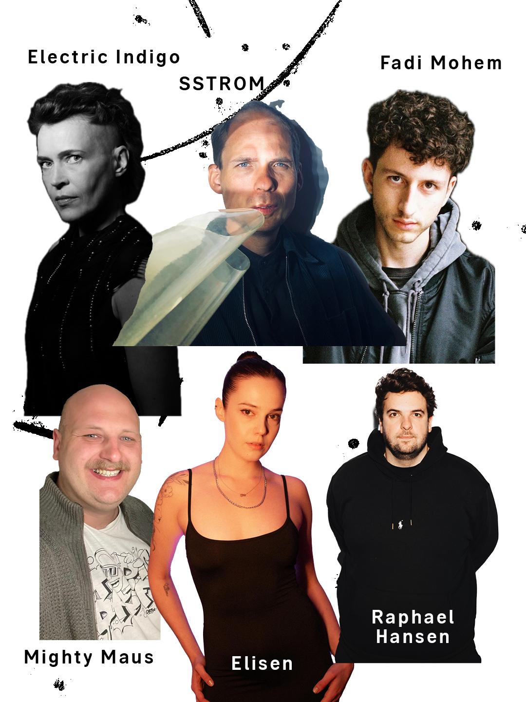 Clubnight - Electric Indigo, Sstrom, Fadi Mohem, Schleuse Eins