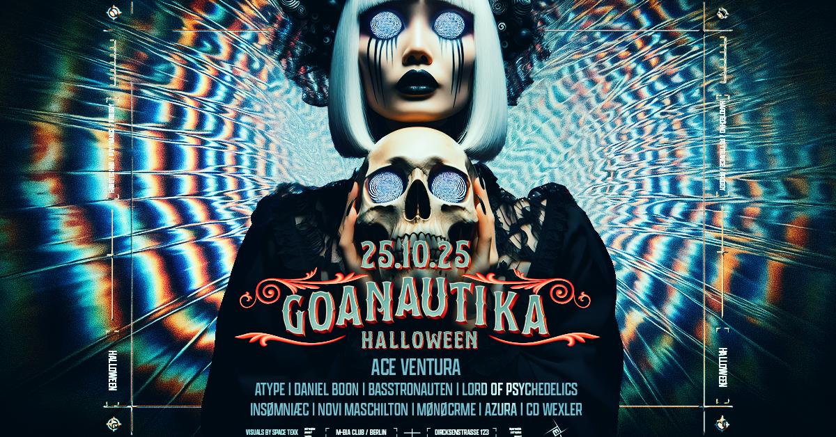 Goanautika Halloween W./ Ace Ventura, Atype, Daniel Boon, Bassronauten