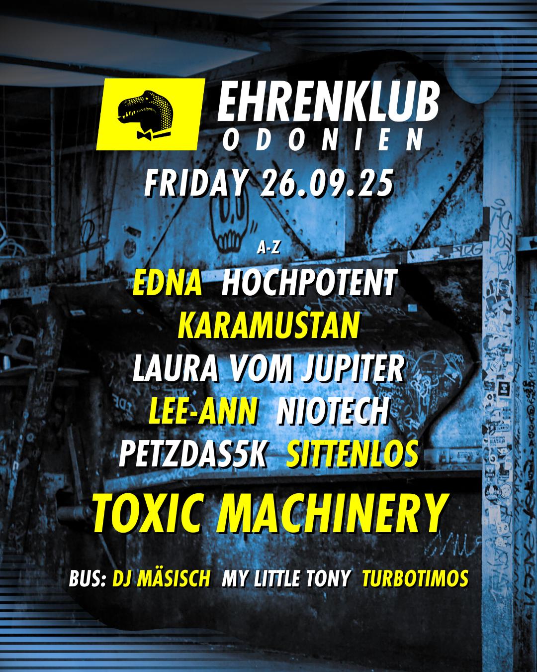 Ehrenklub In Odonien #22 - Odonien Summer Closing Mit Toxic Machinery, Niotech Uvm