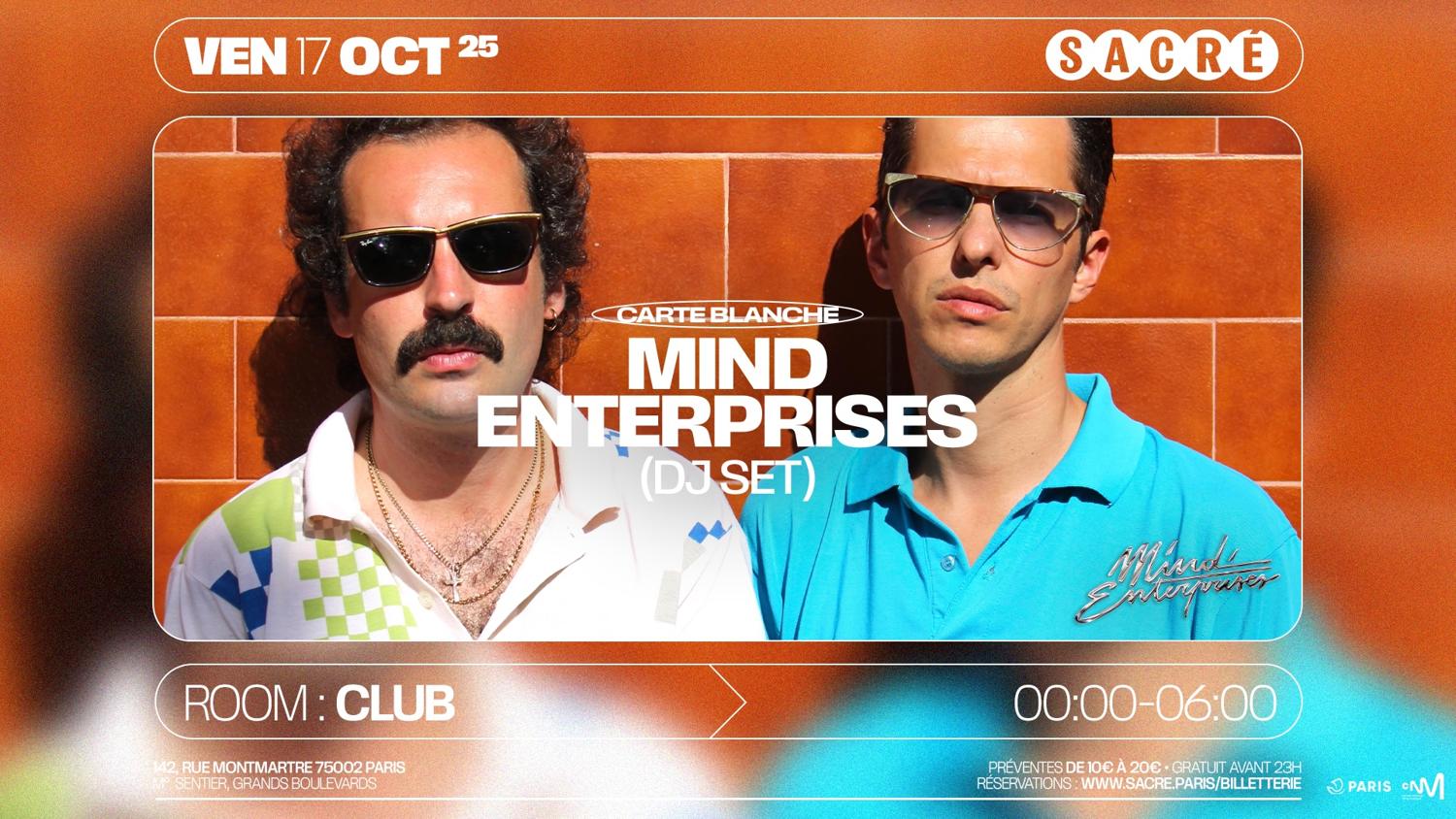 Sacré Présente: Mind Enterprises (Dj)