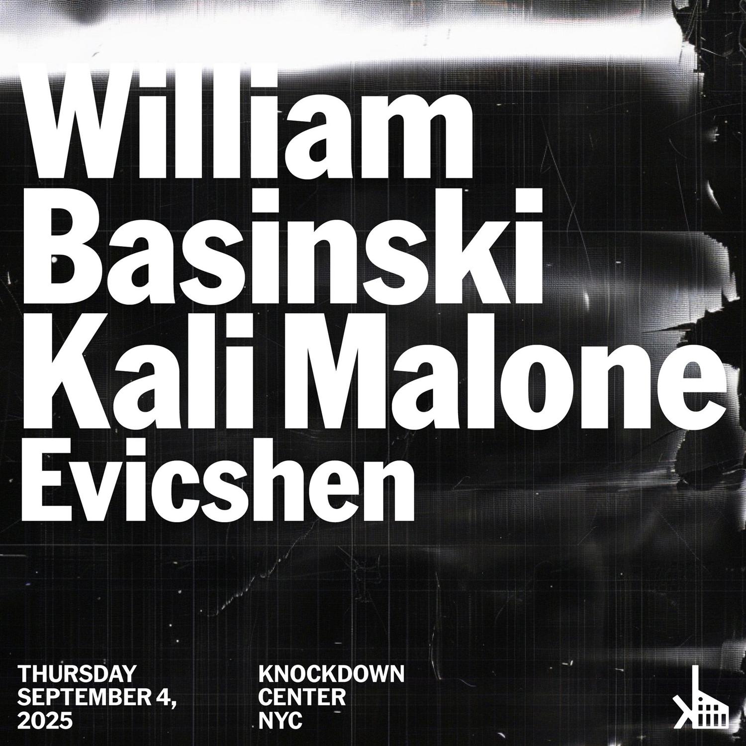 William Basinski, Kali Malone, Evicshen
