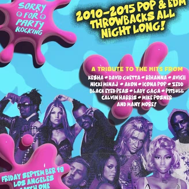 Sorry For Party Rocking (2010-2015 Pop & Edm All Night Long!)