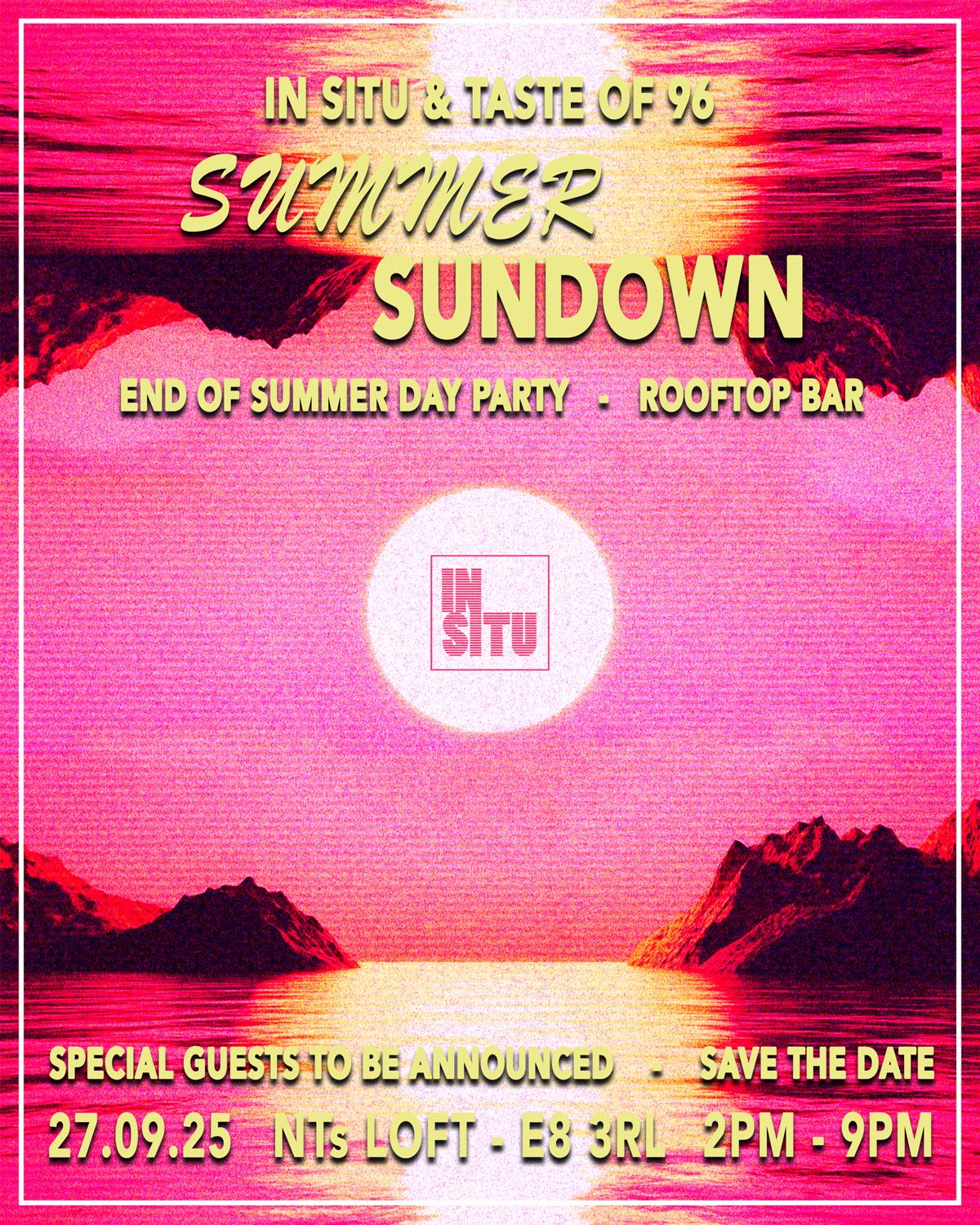 In Situ Summer Sundown At Nts Loft