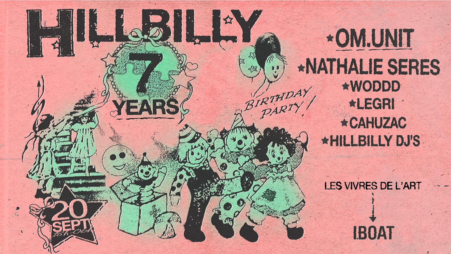 Hill Billy - 7 Years W/ Om-Unit, Nathalie Seres, & More