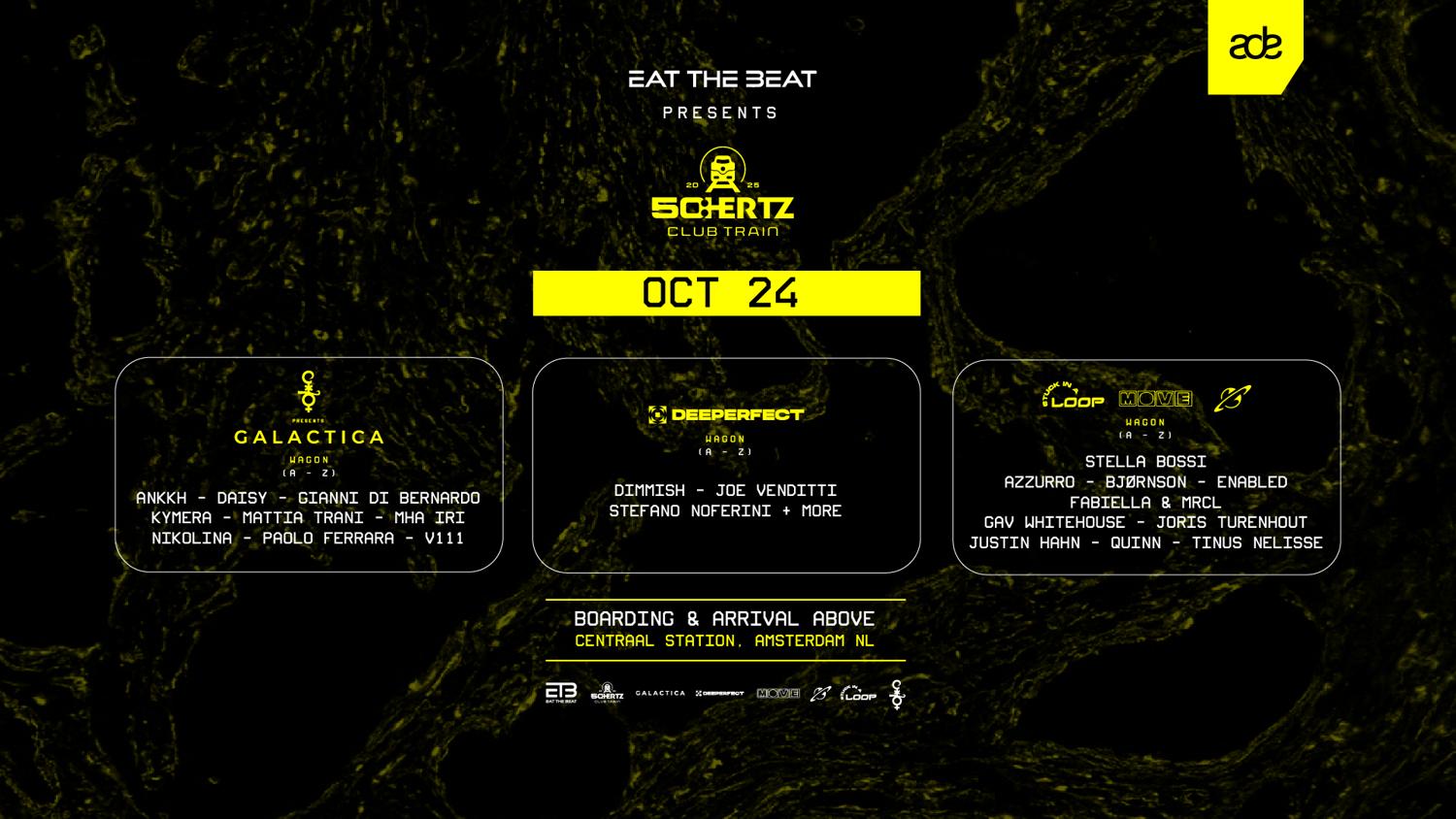 Eat The Beat Night Club Train Feat. Galactica, Deeperfect, Move & Celeste