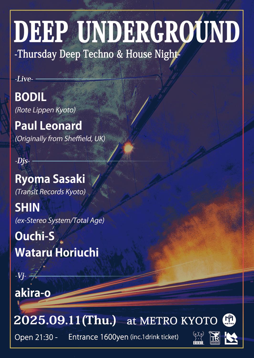 Deep Underground -Thursday Deep Techno & House Night-