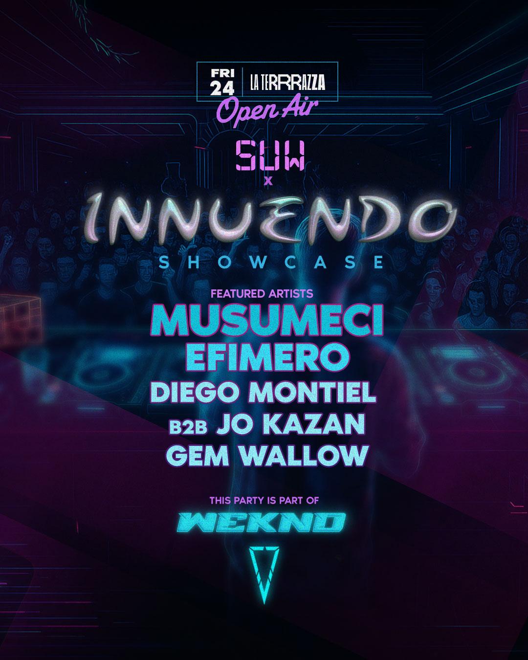 Suw X Innuendo  Showcase Open Air (Suw Weknd)