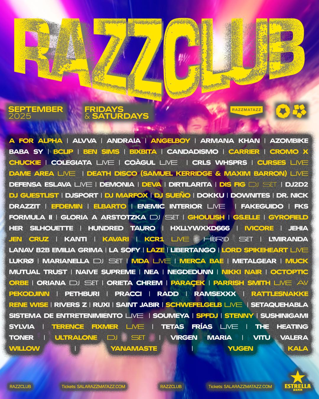 Razzclub: Yanamaste, Rene Wise, Nikki Nair, Willow, Lord Spikeheart, Gyrofield
