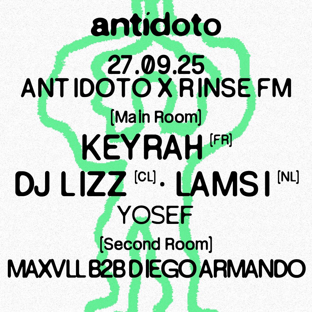 Antidoto Club X Rinse Fm