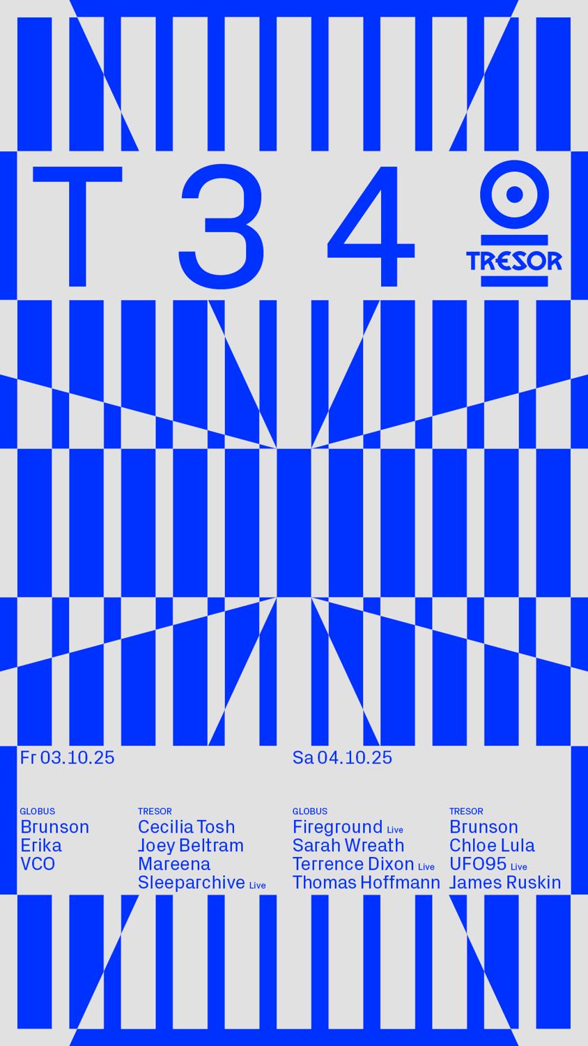 Tresor Records 34 Year Anniversary: Day One