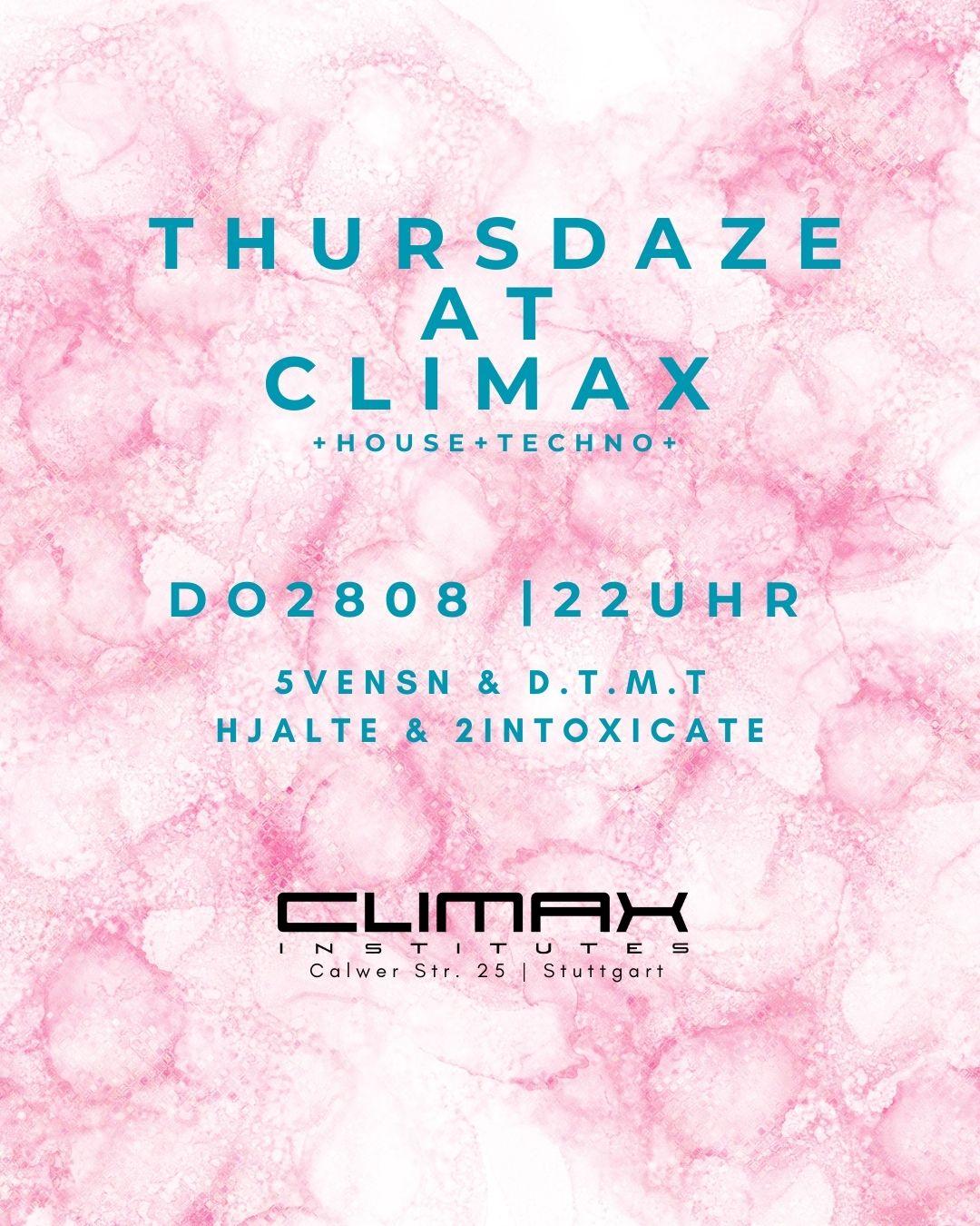 Thursdaze W/5Vensn, D.T.M.T. , Hjalte & 2Intoxicate