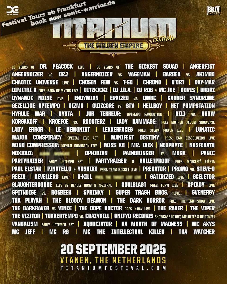Bus Zum Titanium Festival 2025 - Uptempo