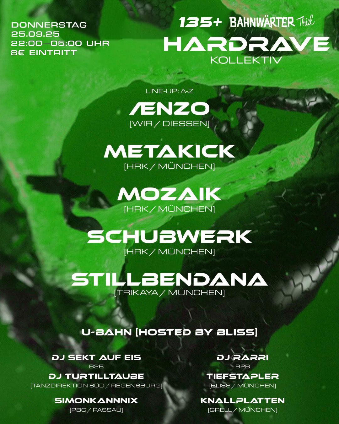 135+ Mit Hardrave & Bliss | Bahnwärter Thiel