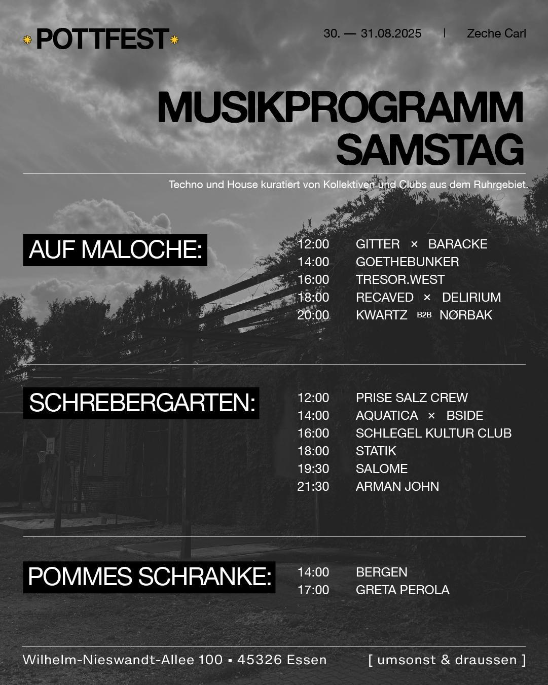 Pottfest I Free Entry