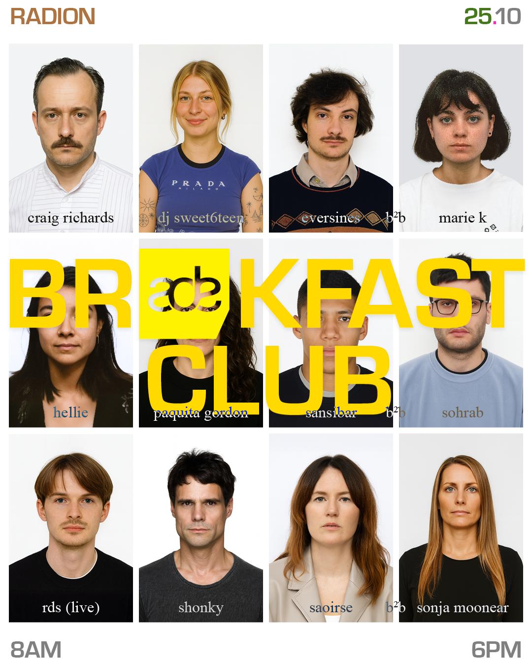 Breakfast Club Ade Saturday