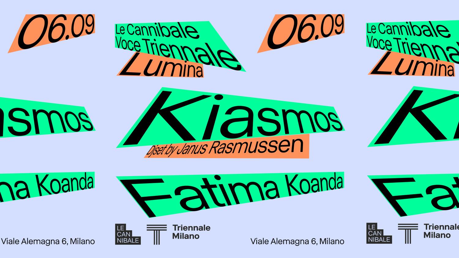 Le Cannibale - Kiasmos, Fatima Koanda