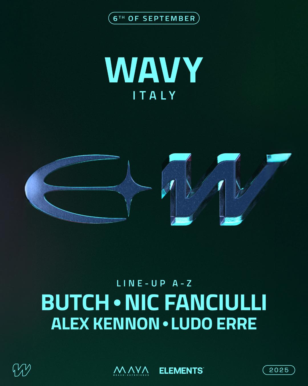 Wavy X Maya Elements