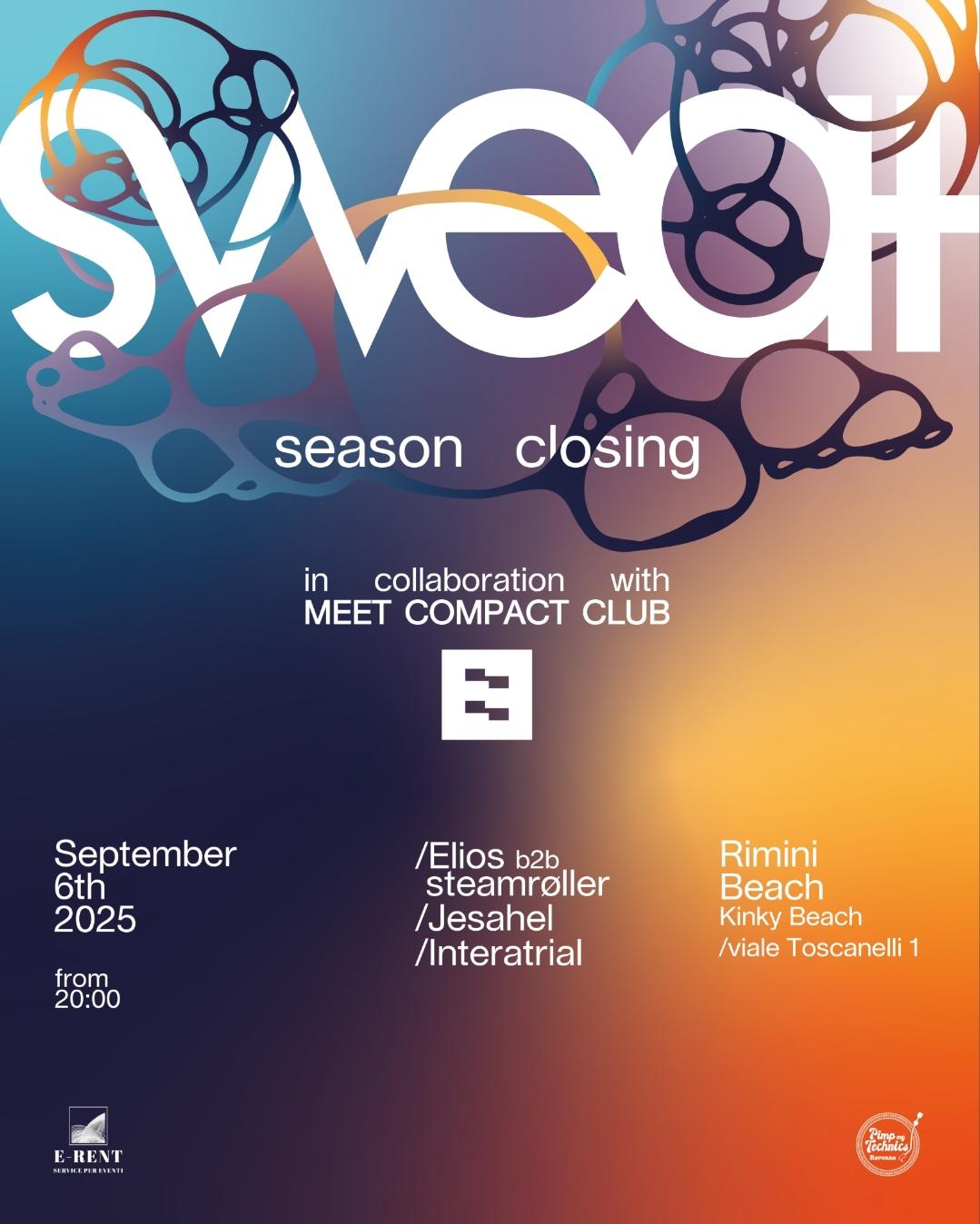 Sweat Season Closing 2025. A Collaboration With Meet Compact Club