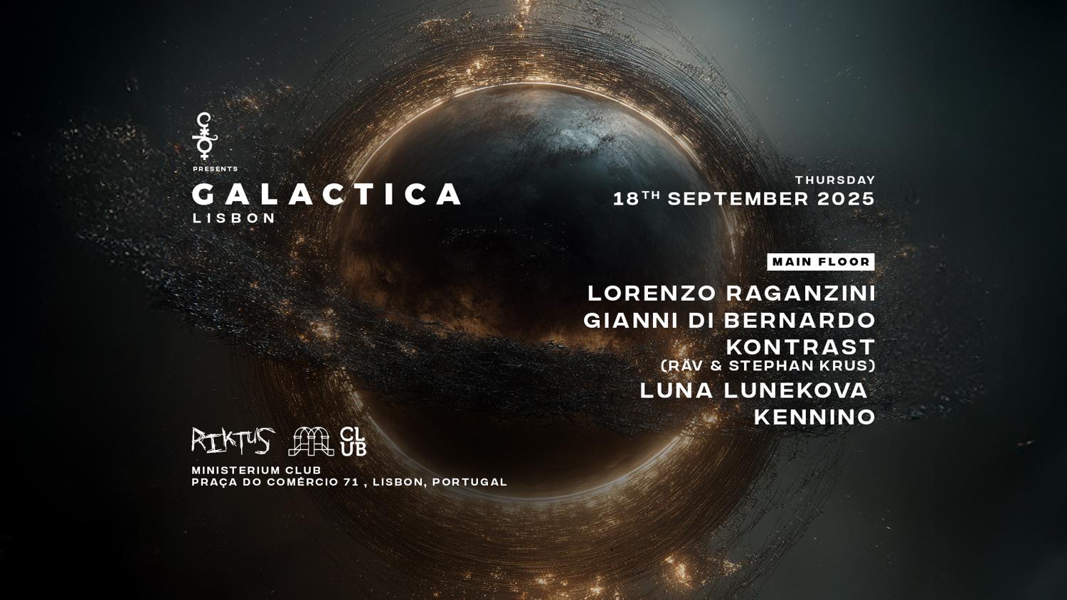 Galactica Festival Lisbon X Riktus With Lorenzo Raganzini, Gianni Di Bernardo, Konstrast