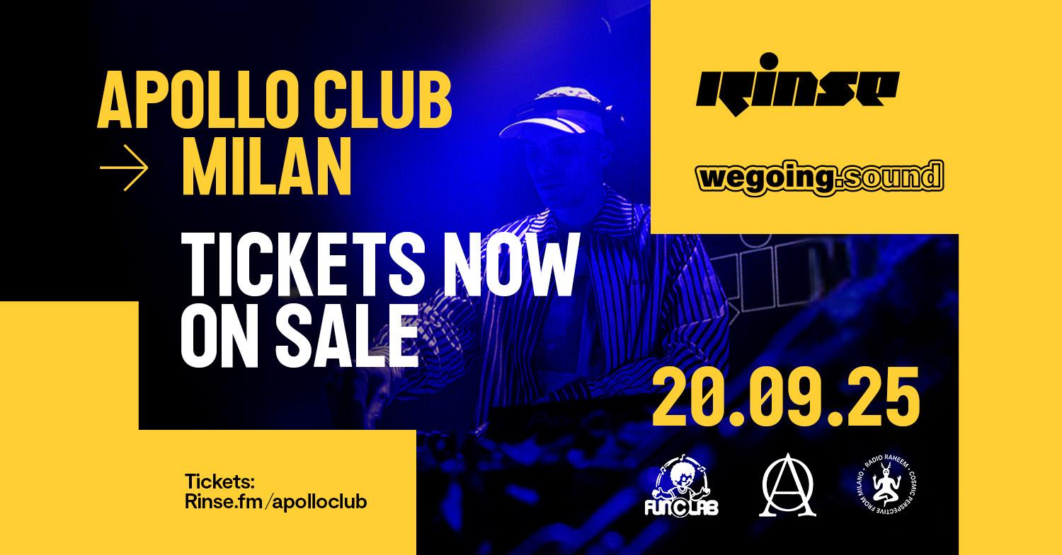 Rinse & Wegoing.Sound Apollo Milano Takeover