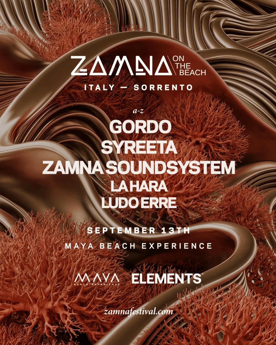 Zamna On The Beach X Maya Elements