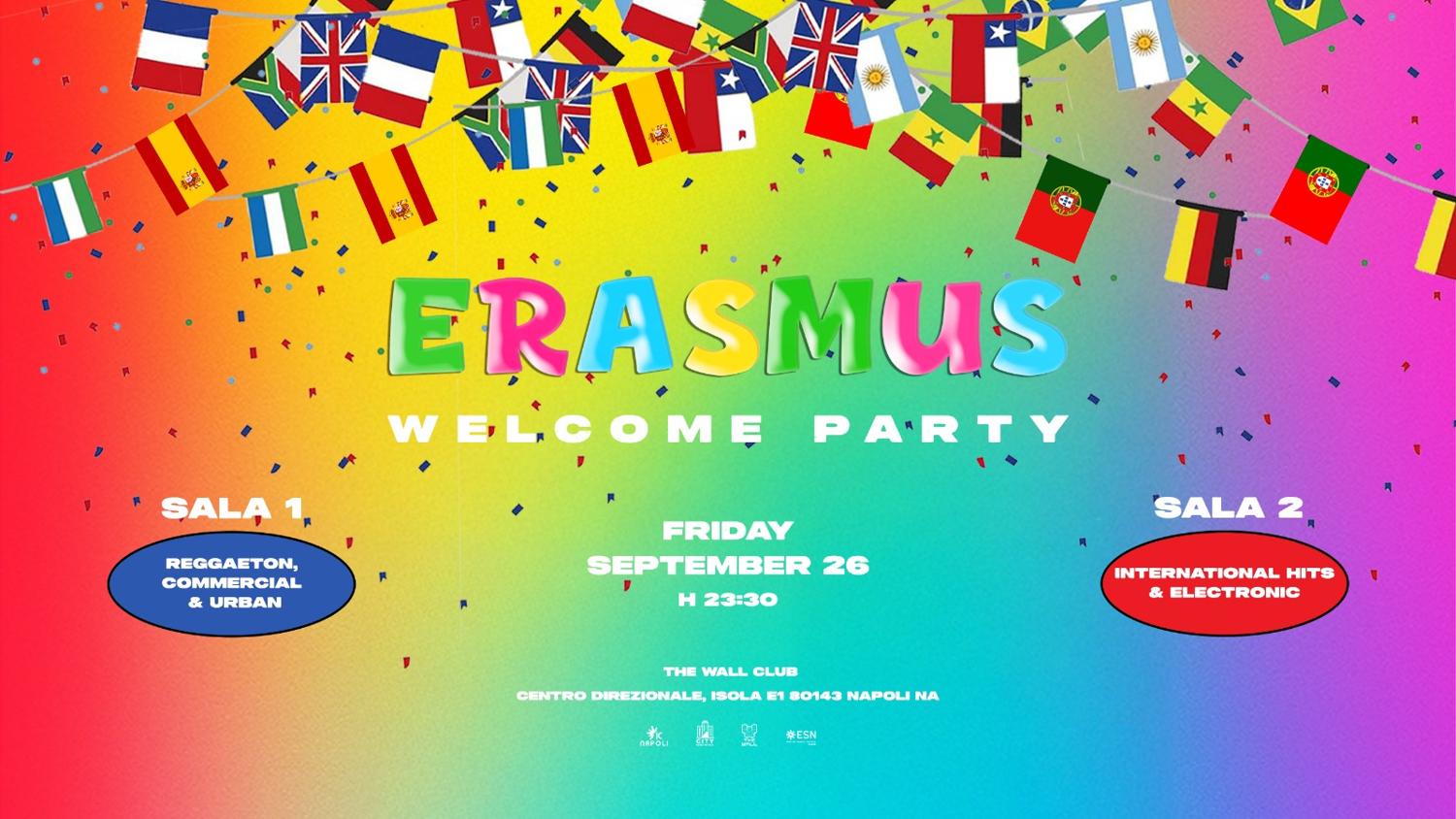 The Erasmus Welcome Party 2025 Flag Edition [Ticket]