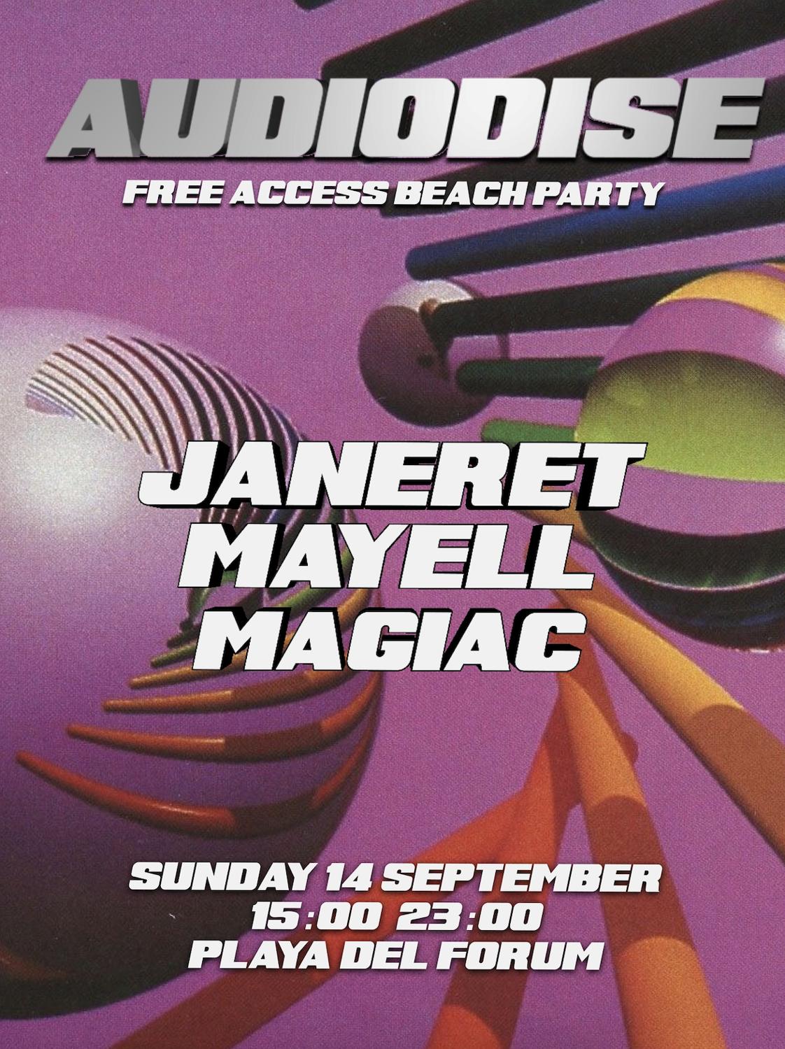 Audiodise Daytime Free Access Beach Party Pres. Janeret & Mayell