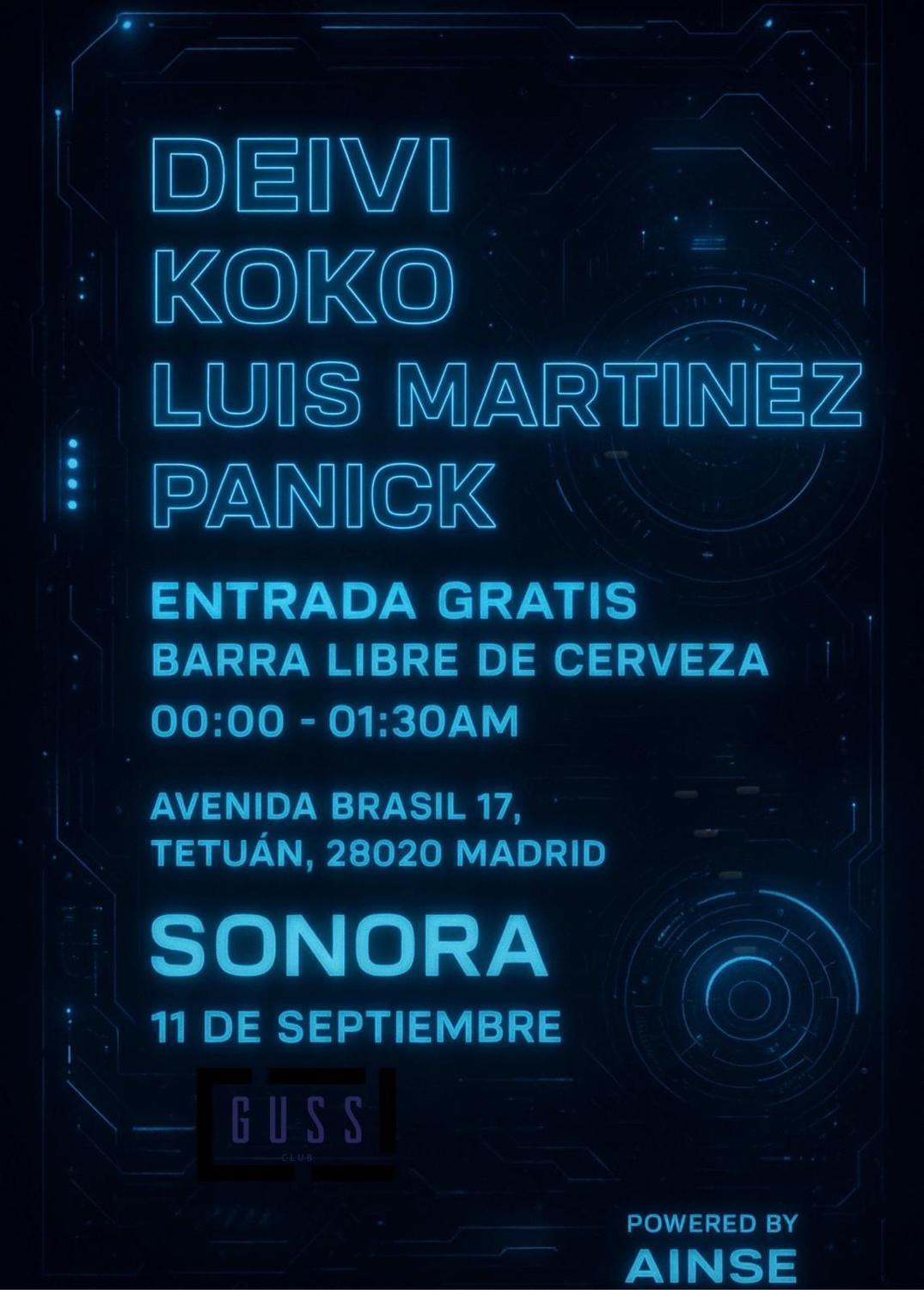 Sonora - Entrada Y Barra Libre Gratis Hasta La 01:30