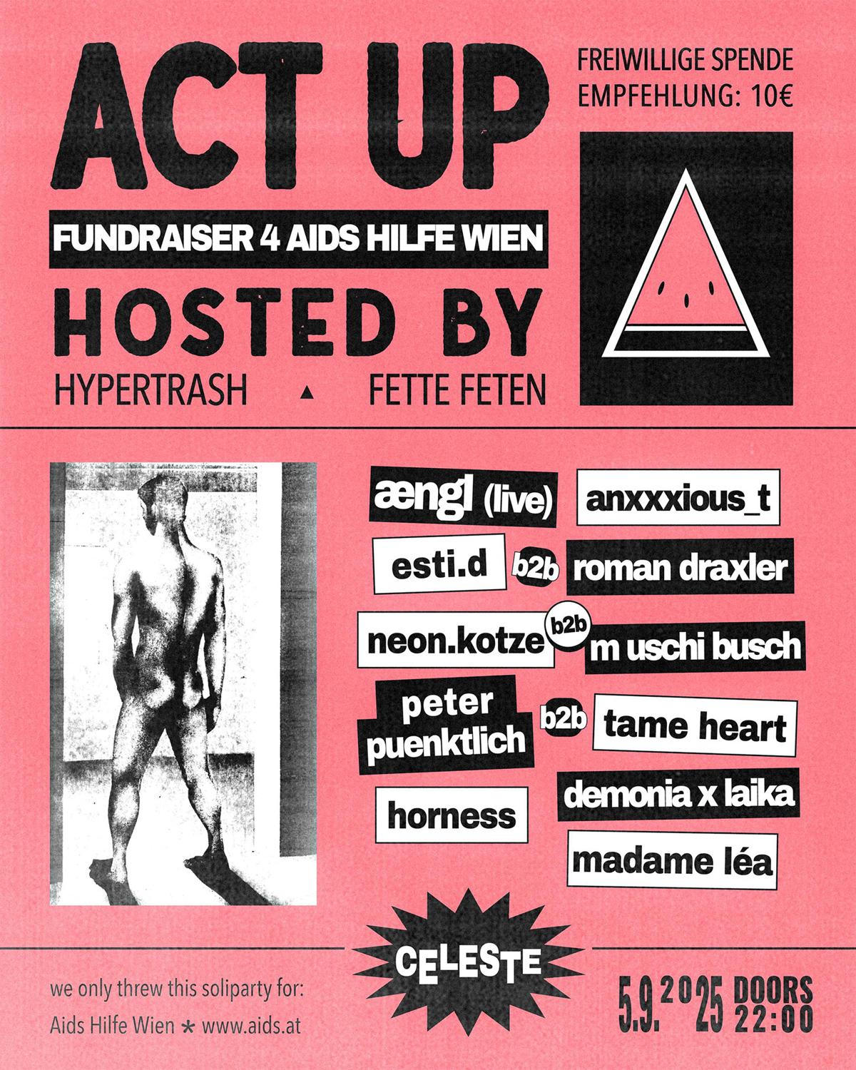 ꕔ Act Up ꕔ Fundraiser 4 Aids Hilfe Wien