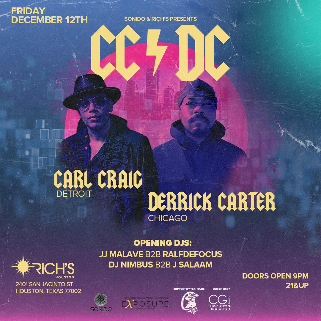 Carl Craig & Derrick Carter At Rich'S Houston