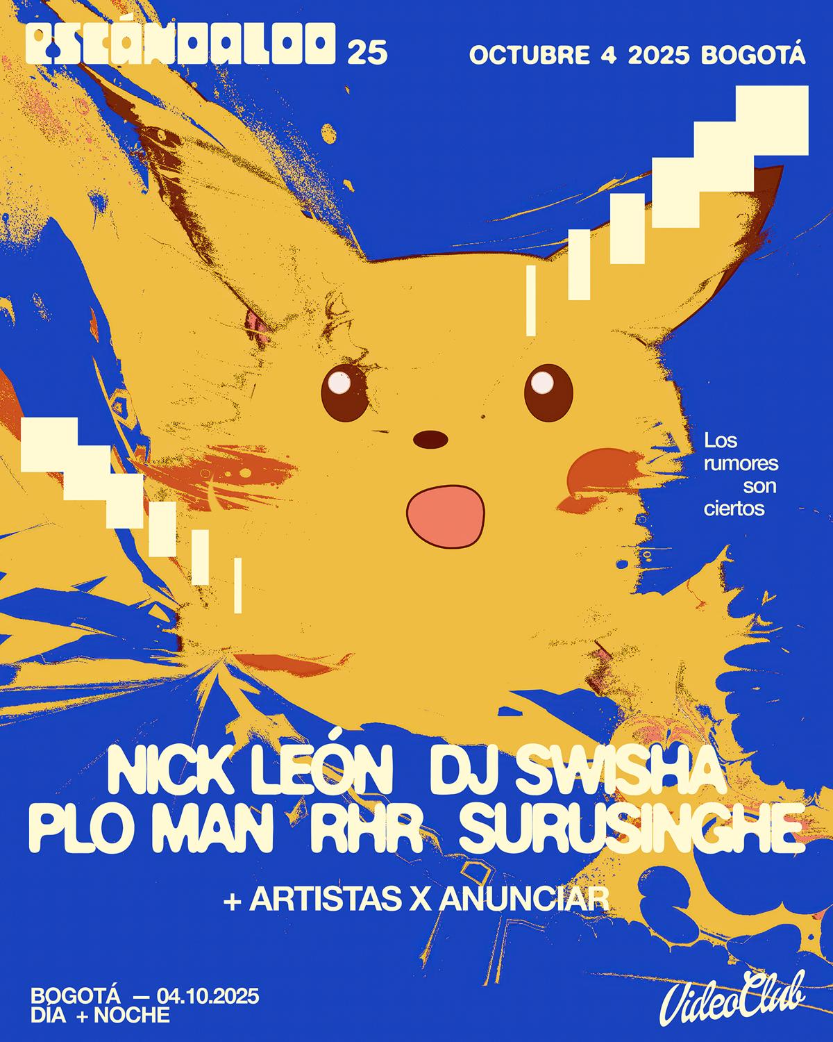 Escándaloo 25: Nick León / Dj Swisha / Plo Man / Rhr / Surusinghe