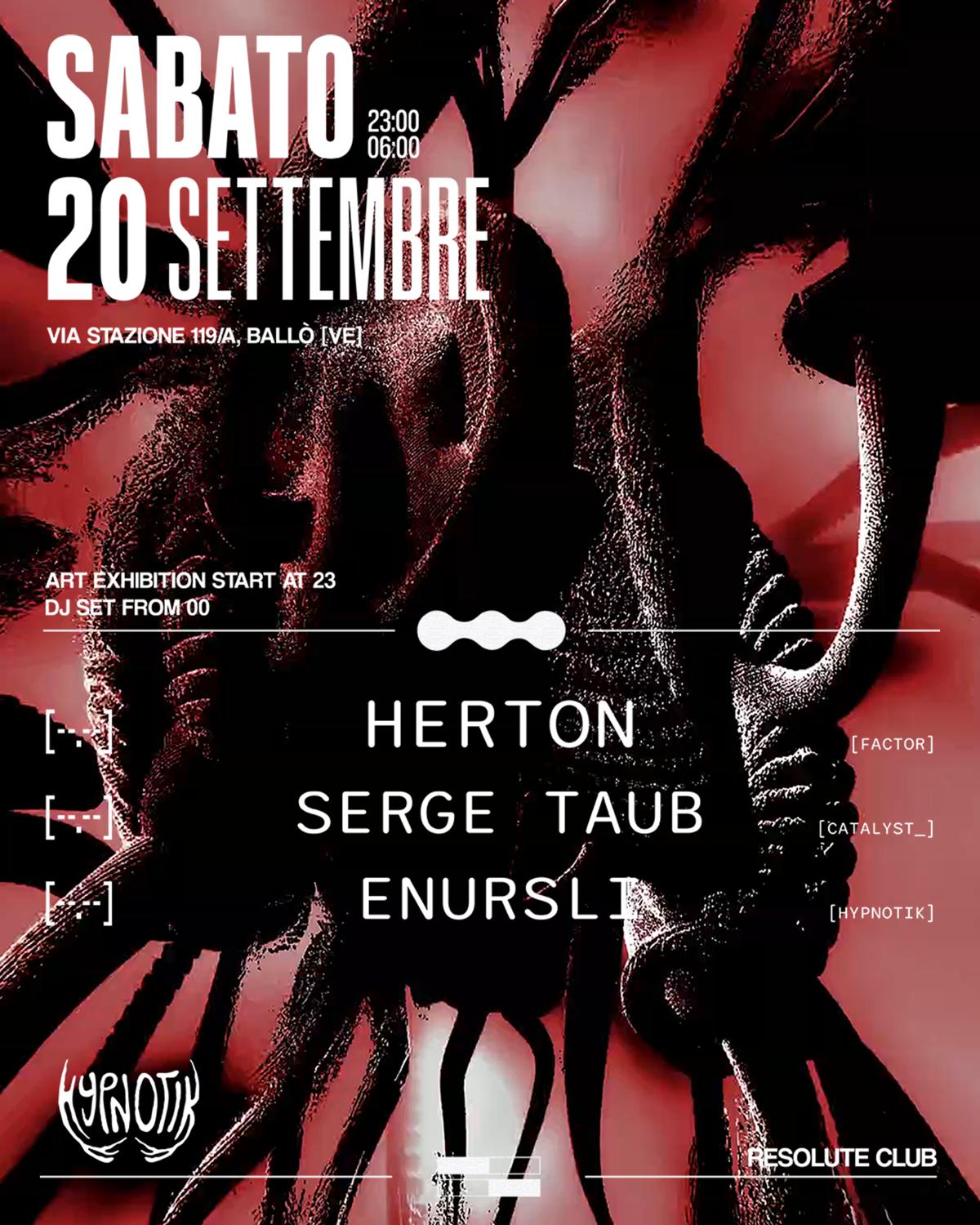 Hypnotik - ''Opening Season'' - W/Herton, Serge Taub, Enursli