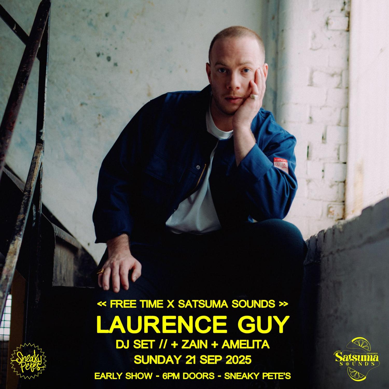 Free Time X Satsuma Sounds: Laurence Guy (Day Party)