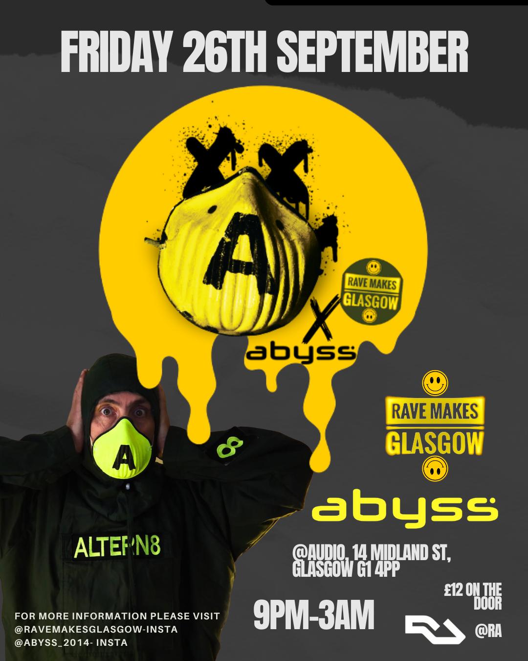 Ravemakesglasgow & Abyss-Glasgow : Altern 8 - 35Th Anniversary Tour - Glasgow