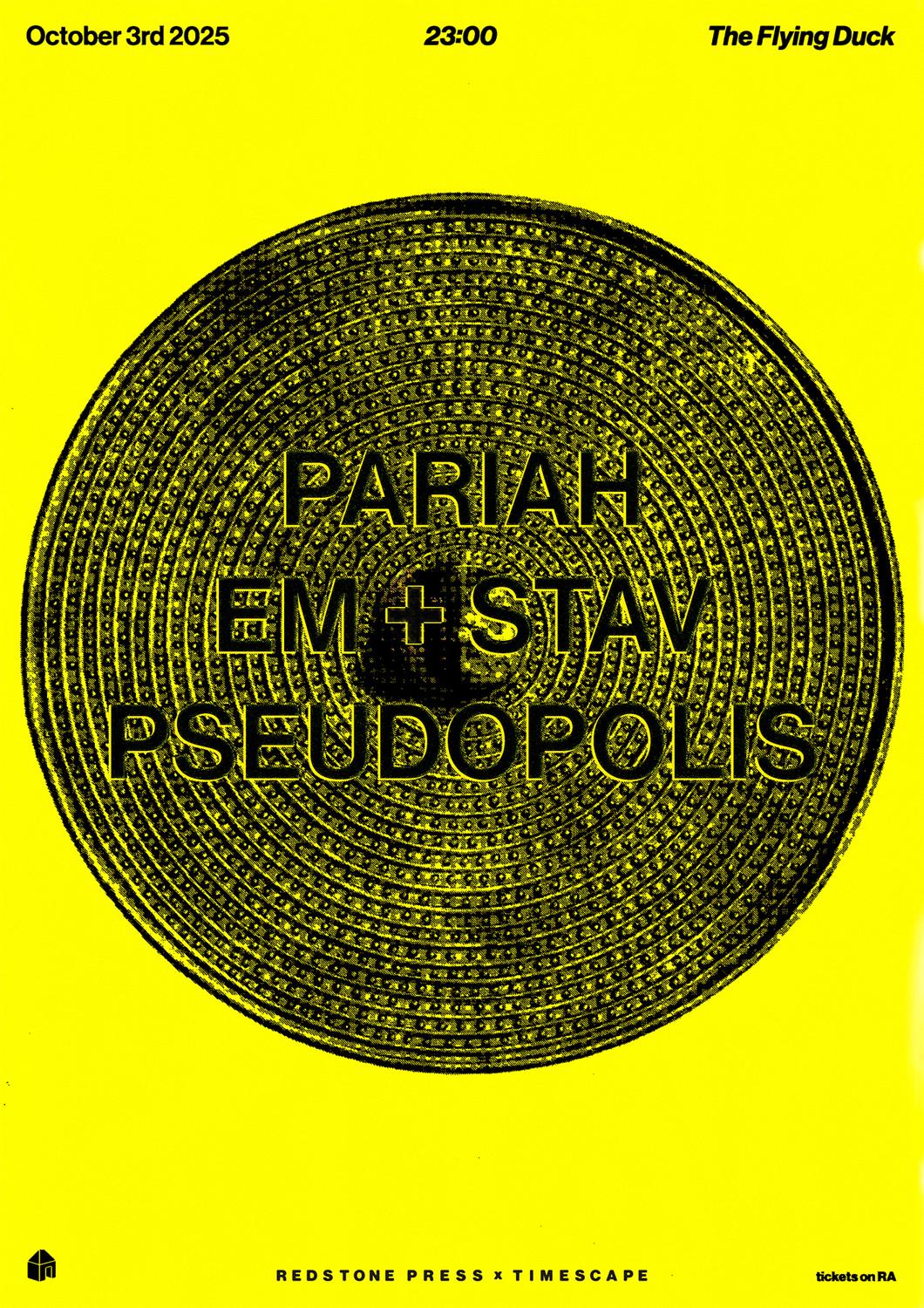 Redstone Press & Timescape - Pariah, Em + Stav, Pseudopolis