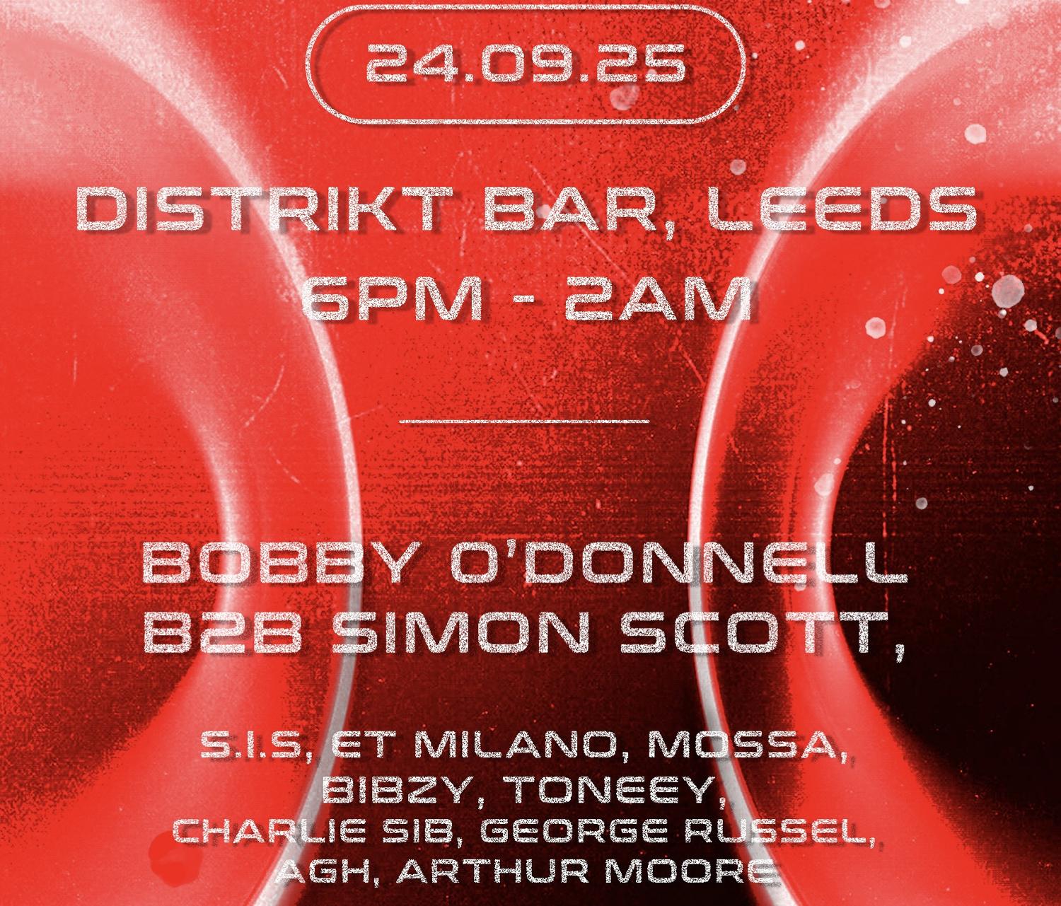 8 Cliff Records Presents : Bobby O'Donnell & Simon Scott