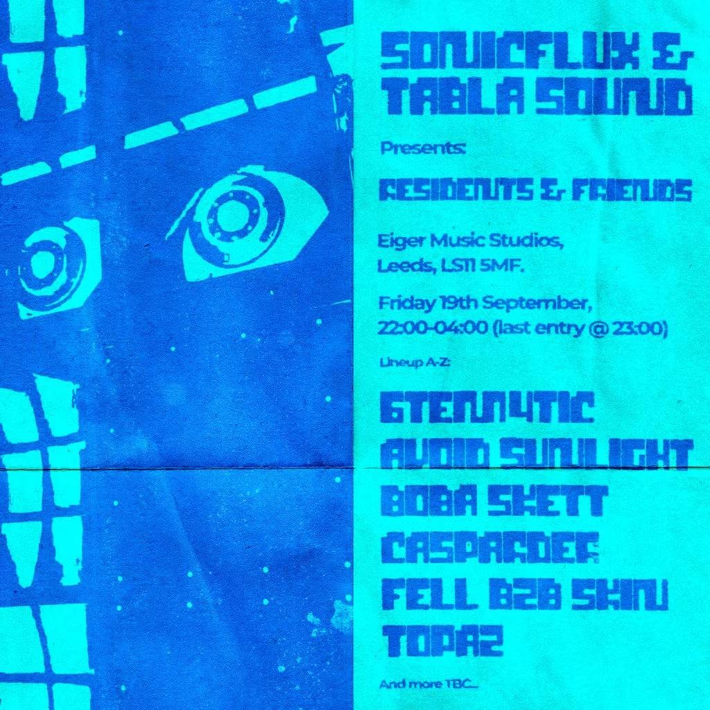 Sonicflux X Tabla Sound Presents: Residents & Friends