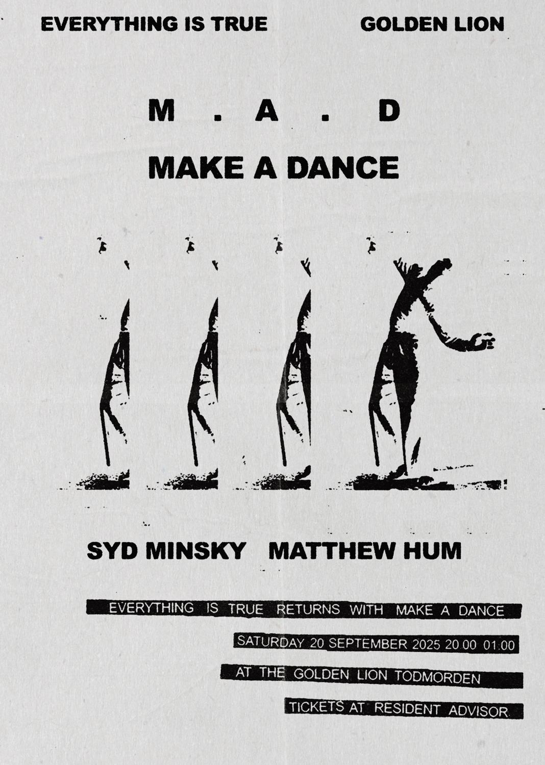 E.I.T. Make A Dance / Syd Minsky & Matthew Hum