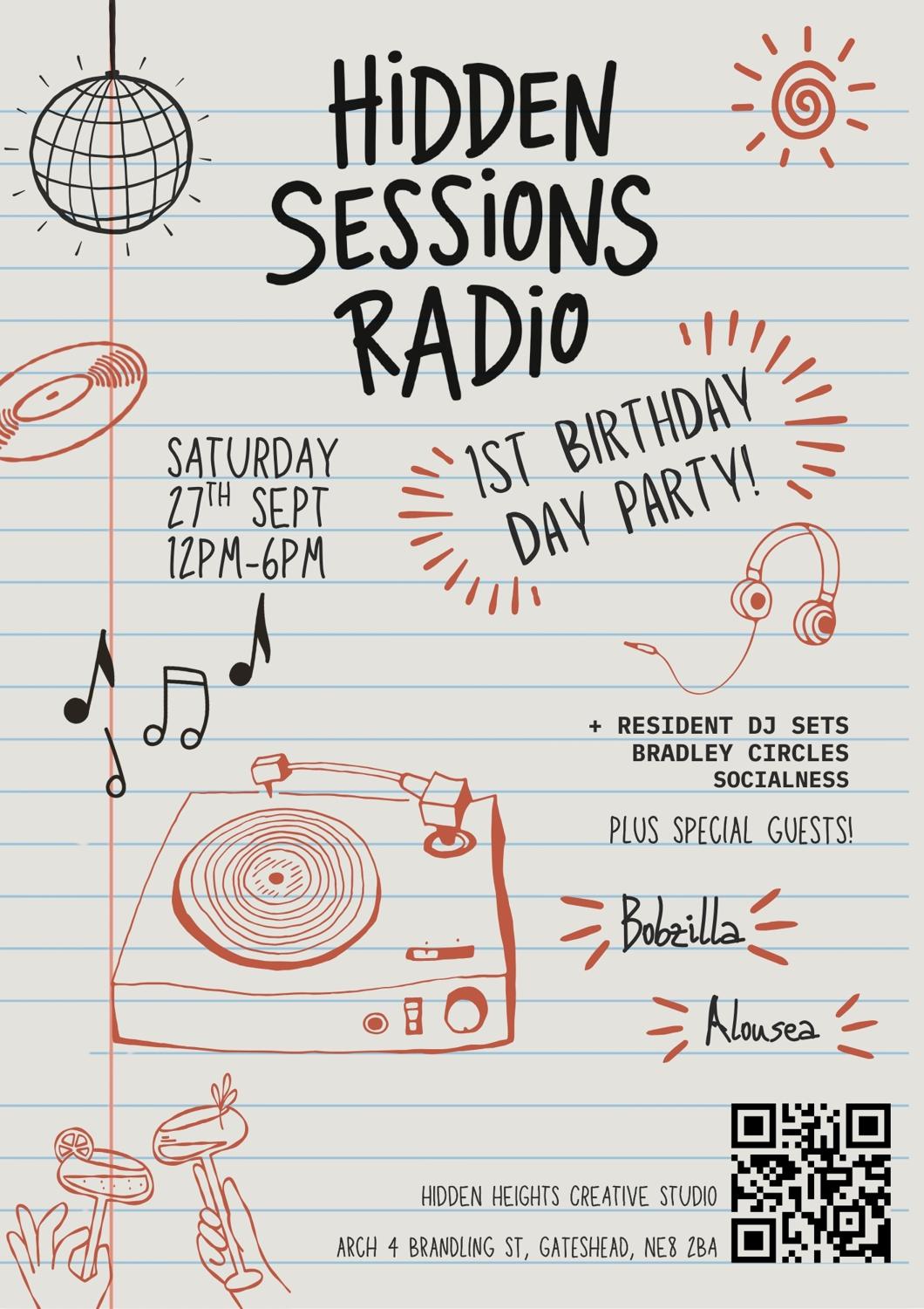 Hidden Sessions Radio: 1St Birthday Day Party