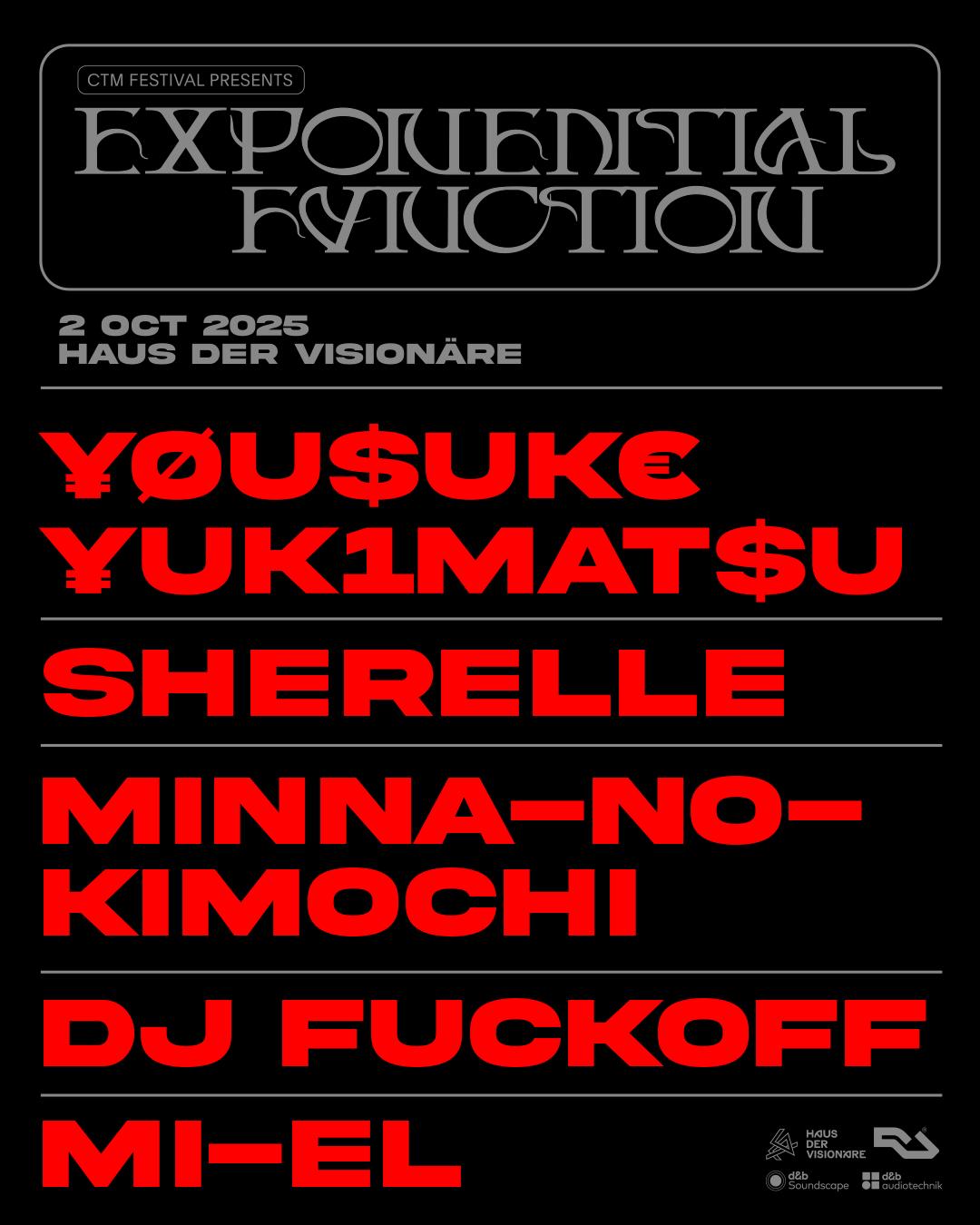 Ctm Festival Presents Exponential Function