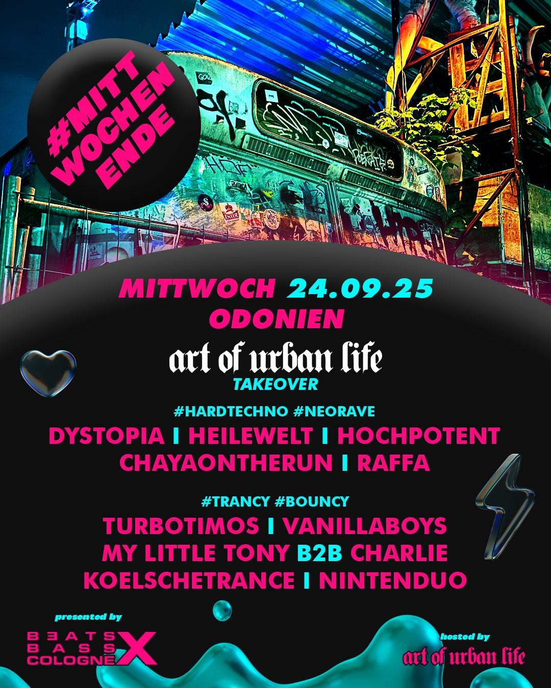 Beats X Bass X Cologne - Art Of Urban Life Takeover #Mittwochenende