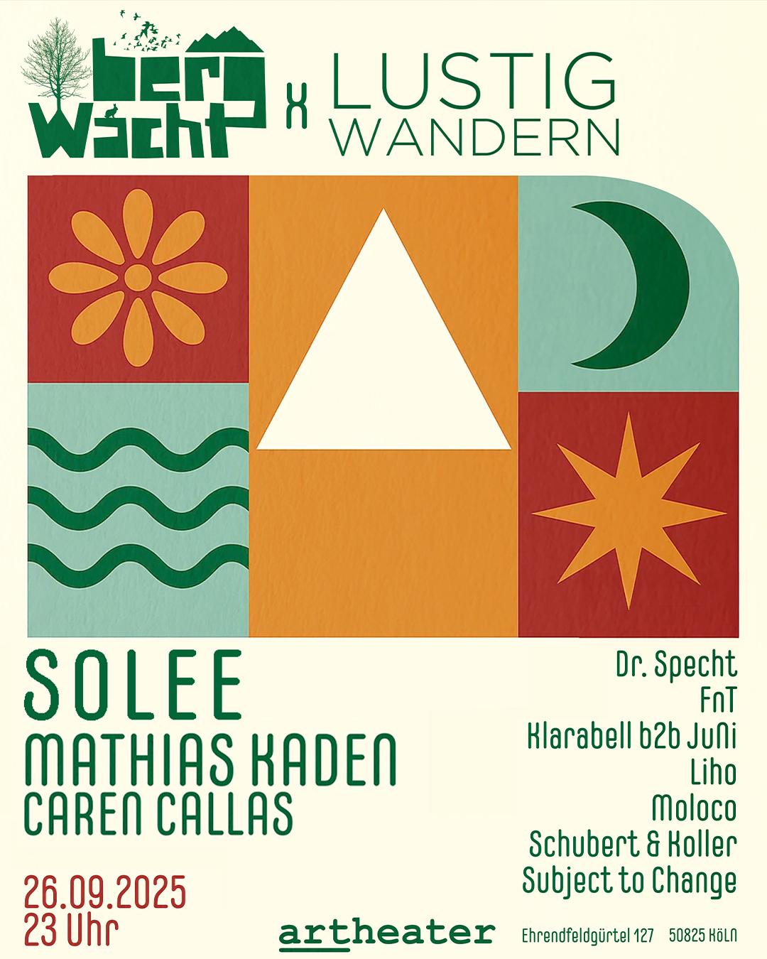 Bergwacht & Lustig Wandern With Solee, Mathias Kaden, Caren Callas Uvm